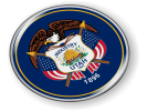 Utah Historic State Flag Emblem