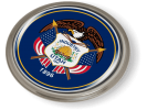 Utah Historic State Flag Emblem
