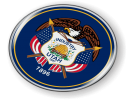 Utah Historic State Flag Emblem