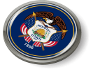 Utah Historic State Flag Emblem