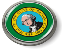 Washington - State Flag Emblem