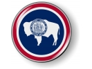 Wyoming - State Flag Emblem