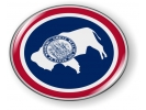 Wyoming - State Flag Emblem