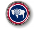 Wyoming - State Flag Emblem