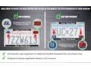 All States Car Metal License Plate Frames
