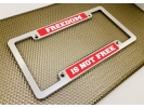 Billet Aluminum License Plate Frames - Double Badge