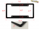 CNC Machined Anodized  Aluminum Frames - Black Edition - Large