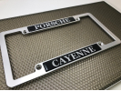 CNC Machined Anodized Aluminum Frames - Double Badge - Clear Dome