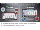 Crystal Bling Car Metal License Plate Frames