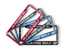 Golf Club and Ball - Aluminum Car License Plate Frames