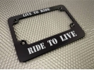 Billet Aluminum Motorcycle License Plate Frames - Medium