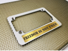 Billet Aluminum Motorcycle License Plate Frames
