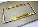 Thin Top Car 4-hole Metal License Plate Frames