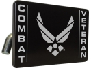 USAF - U.S. Air Force Combat Veteran - Tow Hitch Cover