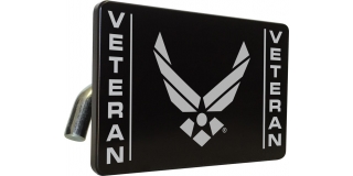 USAF - U.S. Air Force Veteran - Tow Hitch Cover