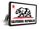 California State Flag (Color) - Tow Hitch Cover (wbr)