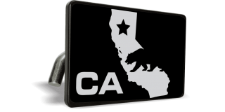 California State Map - Tow Hitch Cover