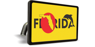 Florida State (Color) - Tow Hitch Cover