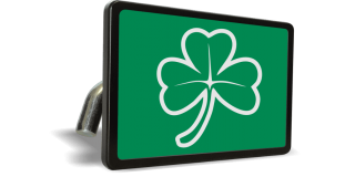 Irish Shamrock - Tow Hitch Cover