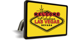 Nevada State, Las Vegas (Color) - Tow Hitch Cover