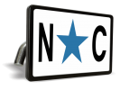 North Carolina State (Color) - Tow Hitch Cover