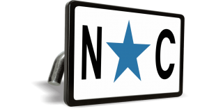 North Carolina State (Color) - Tow Hitch Cover