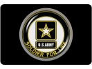 U.S. Army Soldier for Life - Tow Hitch Cover with Chrome Emblem