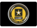 U.S. Army Soldier for Life (Y) - Tow Hitch Cover with Chrome Emblem