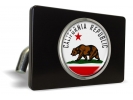 California State Flag - Tow Hitch Cover with Chrome Emblem