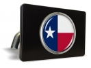 Texas State Flag - Tow Hitch Cover with Chrome Emblem