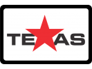 Texas - The Lone Star State (Color) - Tow Hitch Cover