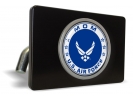 USAF - U.S. Air Force Mom - Tow Hitch Cover with Chrome Emblem