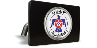 USAF - U.S. Air Force Thunderbirds - Tow Hitch Cover with Chrome Metal Emblem