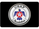 USAF - U.S. Air Force Thunderbirds - Tow Hitch Cover with Chrome Emblem