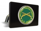 U.S. Army Military Police Corps - Tow Hitch Cover with Chrome Emblem