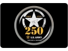 U.S. Army Birthdays 250th Anniversary - Tow Hitch Cover with Chrome Emblem
