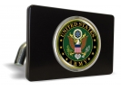 U.S. Army - Tow Hitch Cover with Chrome Emblem