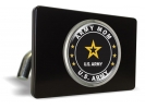 U.S. Army Mom - Tow Hitch Cover with Chrome Emblem