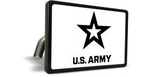 U.S. Army Star Logo (WB) - Tow Hitch Cover