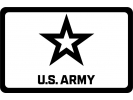 U.S. Army Star Logo (WB) - Tow Hitch Cover