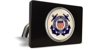 U.S. Coast Guard - Tow Hitch Cover with Chrome Emblem