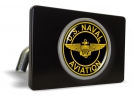 U.S. Naval Aviation and Gold Wings - Tow Hitch Cover with Chrome Emblem