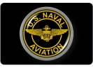 U.S. Naval Aviation and Gold Wings - Tow Hitch Cover with Chrome Emblem