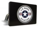 U.S. Naval Aviation with Star - Tow Hitch Cover with Chrome Emblem