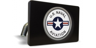 U.S. Naval Aviation with Star - Tow Hitch Cover with Chrome Emblem