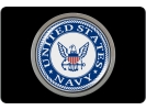U.S. Navy - Tow Hitch Cover with Chrome Emblem (b)