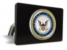U.S. Navy - Tow Hitch Cover with Chrome Emblem