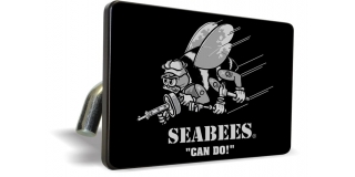 U.S. Navy Seabees - Tow Hitch Cover