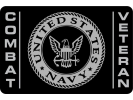 U.S. Navy Combat Veteran - Tow Hitch Cover