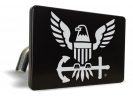 U.S. Navy Eagle and Anchor - Tow Hitch Cover